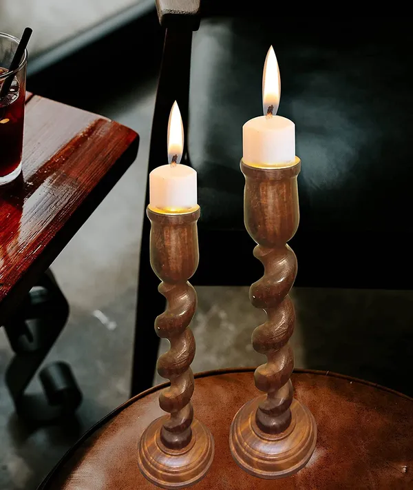 Wood_Decorative_Carved_Candle_Holder_Stand_Set_Of_3